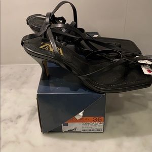Zara black sandles